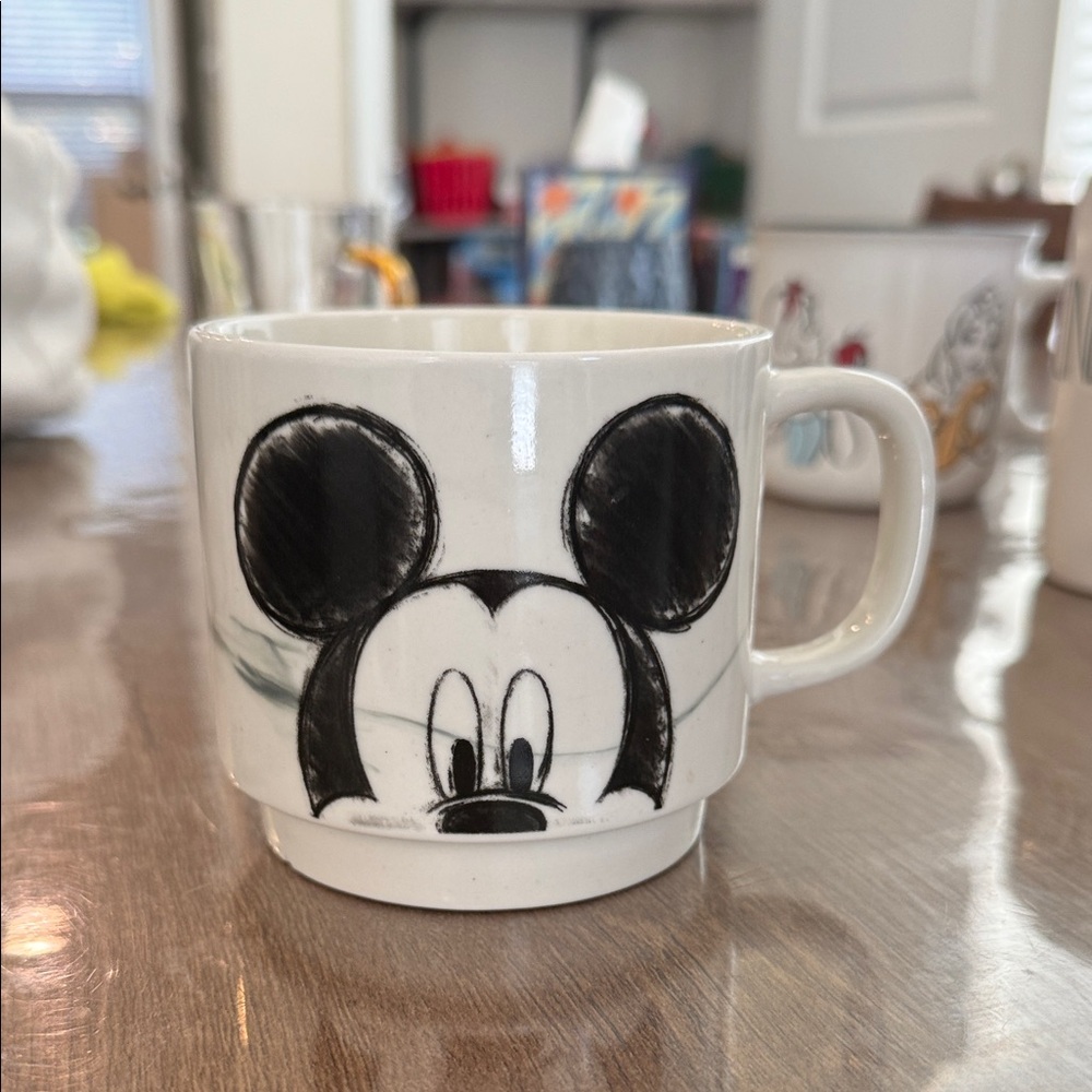 Disney Black and White Mickey Mouse Mug